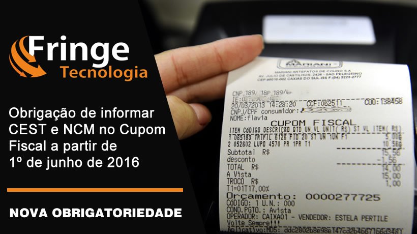 CEST CUPOM FISCAL