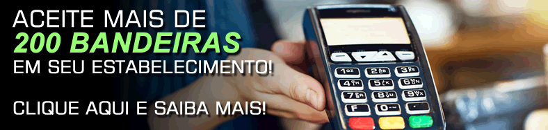 Aceite mais bandeiras em seu estabelecimento