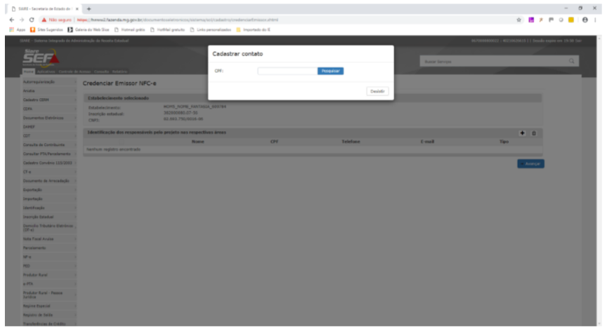 Passo a Passo credenciar nfce em minas gerais