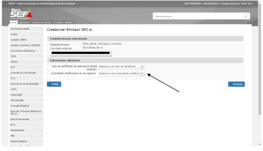 Passo a Passo credenciar nfce em minas gerais