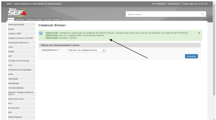 Passo a Passo credenciar nfce em minas gerais